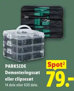 Lidl Parkside demonteringssæt eller clipsesæt tilbud