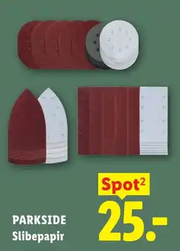 Lidl Parkside Slibepapir Sæt med specialbor tilbud