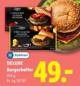 Lidl Dybfrost Deluxe Burgerbøffer tilbud