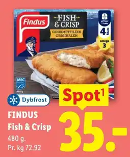 Lidl Findus Fish & Crisp tilbud