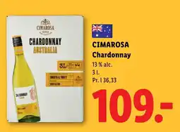 Lidl Cimarosa Chardonnay tilbud