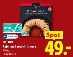 Lidl Deluxe Rejer med sød chilisauce tilbud