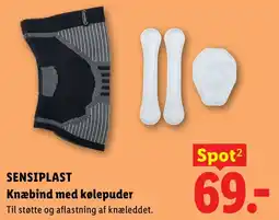 Lidl Sensioplast Knæbind med kølepuder tilbud