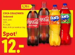 Lidl Coca-Cola/Fanta Sodavand tilbud