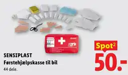 Lidl SensiPlast Førstehjælpskasse til bil tilbud