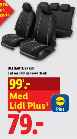 Lidl Ultimate Speed Sæt med bilsædeovertræk tilbud
