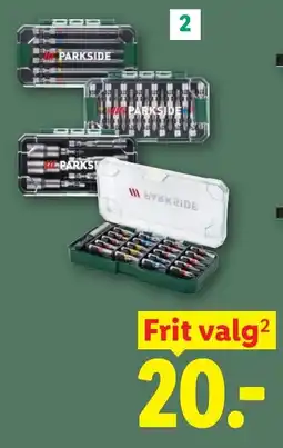 Lidl Parkside skruemønster tilbud