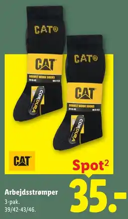 Lidl Cat arbejdsstrømper tilbud