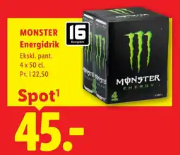 Lidl Monster energidrik tilbud