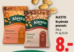 Lidl Alesto Krydrede peanuts tilbud
