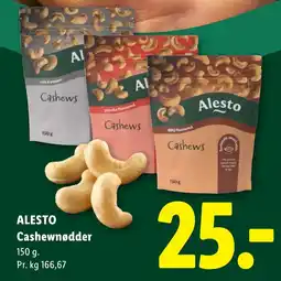 Lidl Alesto Cashewnødder tilbud