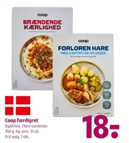 Coop 365 Coop forloren hare med kartofler og sauce tilbud
