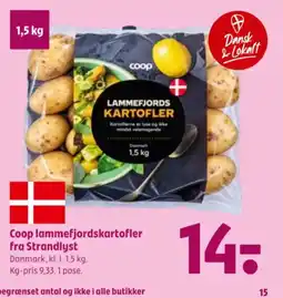 Coop 365 Coop lammefjordskartofler tilbud
