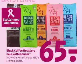 Black Coffee Roasters hele kaffebønner