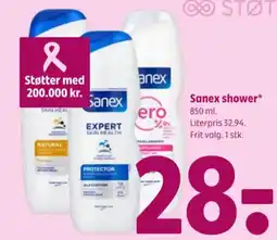 Coop 365 Sanex shower tilbud