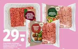 Coop 365 Coop hakket okse/grønt, hakket gris & kalv 4-7% eller hakket grisekød 4-7% tilbud