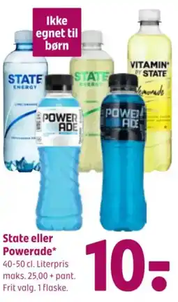 Coop 365 State eller Powerade tilbud