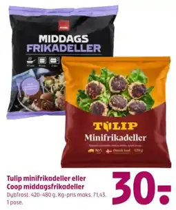 Coop 365 Tulip minifrikadeller tilbud