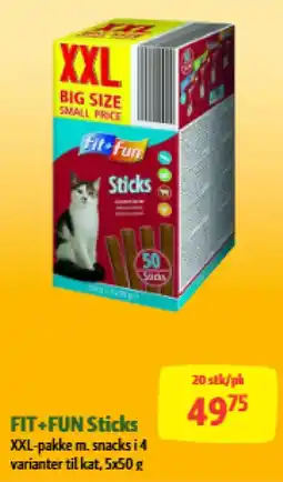 Maxi Zoo Fit+Fun Sticks tilbud