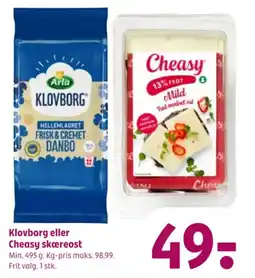 Coop 365 Klovborg Cheasy skæreost tilbud