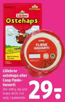 Coop 365 Lillebror ostehaps tilbud