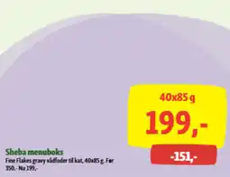 Maxi Zoo Sheba menuboks tilbud