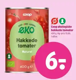 Coop 365 Coop økologiske hakkede tomater tilbud