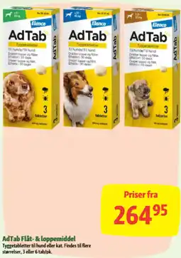 Maxi Zoo AdTab Flåt- & loppemiddel tilbud