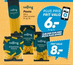 Bilka salling pasta tilbud