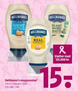 Coop 365 Hellmann's mayonnaise tilbud