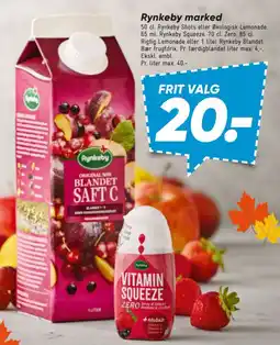 Bilka Rynkeby vitamin squeeze zero tilbud