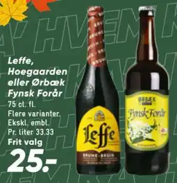 Bilka Leffe Fynsk Forår tilbud