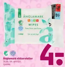 Coop 365 Änglamark vådservietter tilbud
