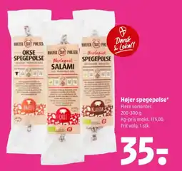Coop 365 Højer spegepølse tilbud