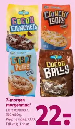 Coop 365 7-morgen morgenmad tilbud