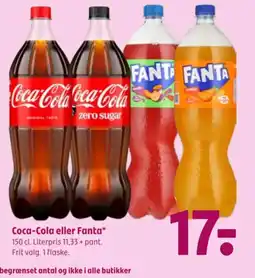 Coop 365 Coca-Cola eller Fanta tilbud