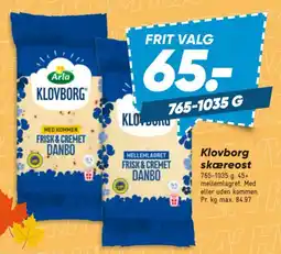 Bilka Klovborg skæreost tilbud