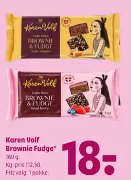Coop 365 Karen Volf Brownie Fudge tilbud