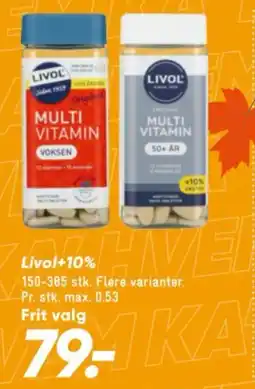 Bilka Livol multi vitamin tilbud
