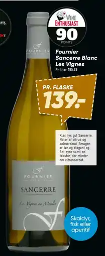 Bilka Fournier Sancerre Blanc Les Vignes tilbud