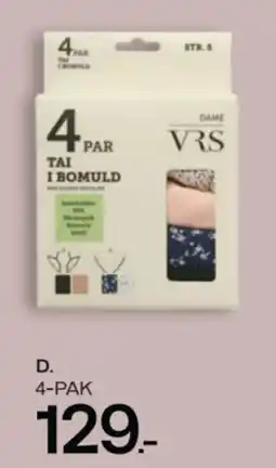 Bilka Vrs tai i bomuld tilbud