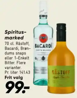 Bilka Råstoff spiritus-marked tilbud