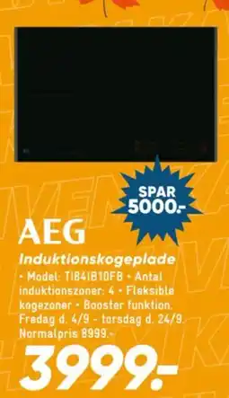 Bilka AEG Induktionskogeplade tilbud