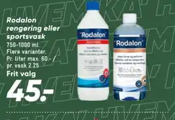 Bilka Rodalon rengøring eller sportsvask tilbud