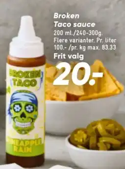 Bilka Broken Taco sauce tilbud