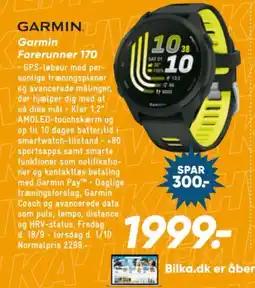 Bilka Garmin Forerunner 170 tilbud