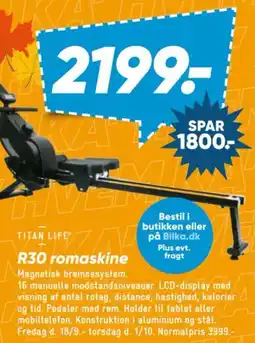 Bilka Titan Life R30 romaskine tilbud