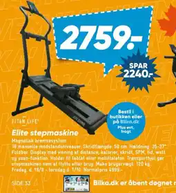 Bilka Titan Life elite stepmaskine tilbud