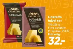 Bilka Castello hård ost tilbud