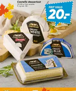Bilka Castello dessertost tilbud